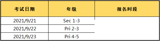 　　2021年AEIS考试报名期间确定，以下重要事项可万万不能忽略！下面小编就带着大家一起来看AEIS考试期间的重要信息！  　　2021年AEIS报名方式和费用？  　　2021年AEIS报名条件和需要提交的材料？  　　考生如何进行有效的考前冲刺复习？  　　AEIS倾向区域与注册地址对入学影响？  　　新加坡教育部对于考生考试的规定和要求？  　　如果需要更改学生资料该如何解决？  　　家长如何恰当安排行程及确认考场？  　　家长和学生们要注意啦！  　　所有未能通过2021年S-AEIS考试  　　或错过时间的国际学生  　　均可以从7月7日起至8月16日  　　报名参加于2021年9月21—23日  　　举行的2021 AEIS考试  　　重要时间节点  　　重要日程安排  　　切记：  　　根据现行政策  　　当所有考位申请已满后  　　就将关闭考试申请！  　　每位家长一定要尽早准备报考事宜  　　为孩子安排好复习时间  　　避免错过时间准备不充分  　　如果在报名、备考的步骤中  　　错过、失误一步  　　结果会令人多么惋惜！  　　面对这些重要事项  　　你需要最专业权威的详细解答人  　　今晚7点（7月9日）  　　2021年课窝教育  　　AEIS考试报名指导交流分享会  　　等你来~  　　讲座内容  　　2021年AEIS考试报名关键信息解读  　　2021年AEIS考试报名注意事项  　　AEIS考前家长与学生心态调整方式  　　AEIS考前70天，家长可以为学生做哪些准备  　　参与对象  　　计划在参加2021年AEIS考试的学生与家长  　　讲座时间  　　2021年7月9日  　　19:00 - 20:00  　　希望在即将到来的AEIS考试中，  　　能够看到每位学生的身影出现在考场中，  　　披荆斩棘，金榜归来！  　　助力考生  　　2021 AEIS VIP考试团  　　为你准备另一条捷径  　　顺利抵达新加坡政府学校的门槛  　　签证？入境？接机？住宿？  　　一站式服务！  　　考前心慌？知识点盲抓？  　　AEIS考前全真模拟！  　　异国陌生感？考场不熟悉？  　　AEIS考场陪同参观！  　　想要一睹新加坡名校风采？  　　知名院校参观！  　　2021 AEIS VIP考试团  　　面向参加2021AEIS考生家庭  　　想要通过AEIS考试，在新加坡政府学校争取一席之地的难度也是在逐年上升，新加坡留学低龄趋势日益显现！想要来新加坡的家庭，一定要趁早准备起来！